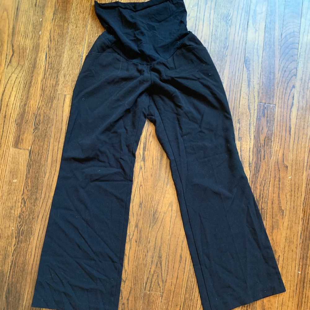 Maternity full band dress pants.
